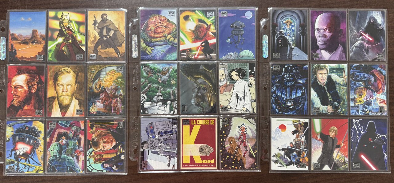 2012 Topps Star Wars Galaxy Series 7 Complete Set (110) W/ Foils