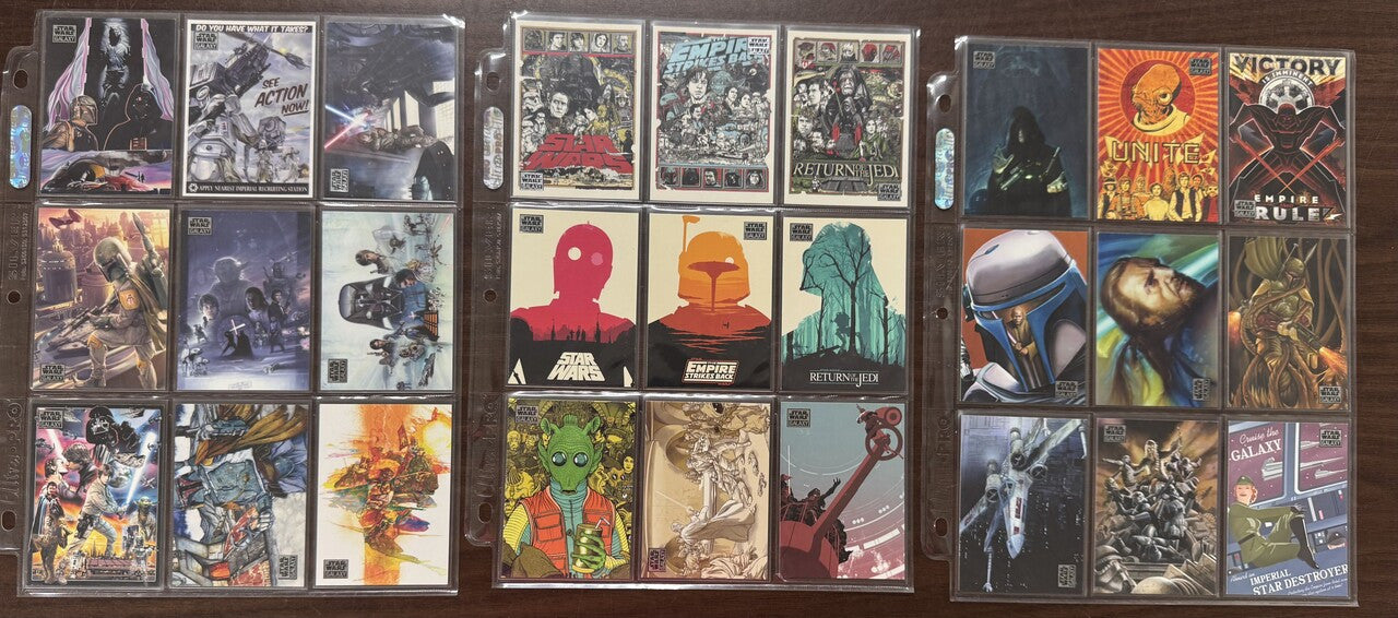 2012 Topps Star Wars Galaxy Series 7 Complete Set (110) W/ Foils