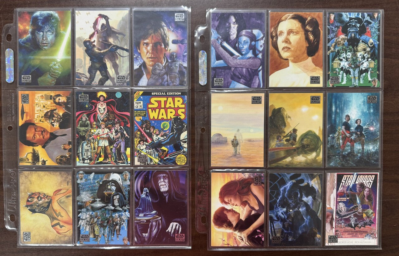 2012 Topps Star Wars Galaxy Series 7 Complete Set (110) W/ Foils