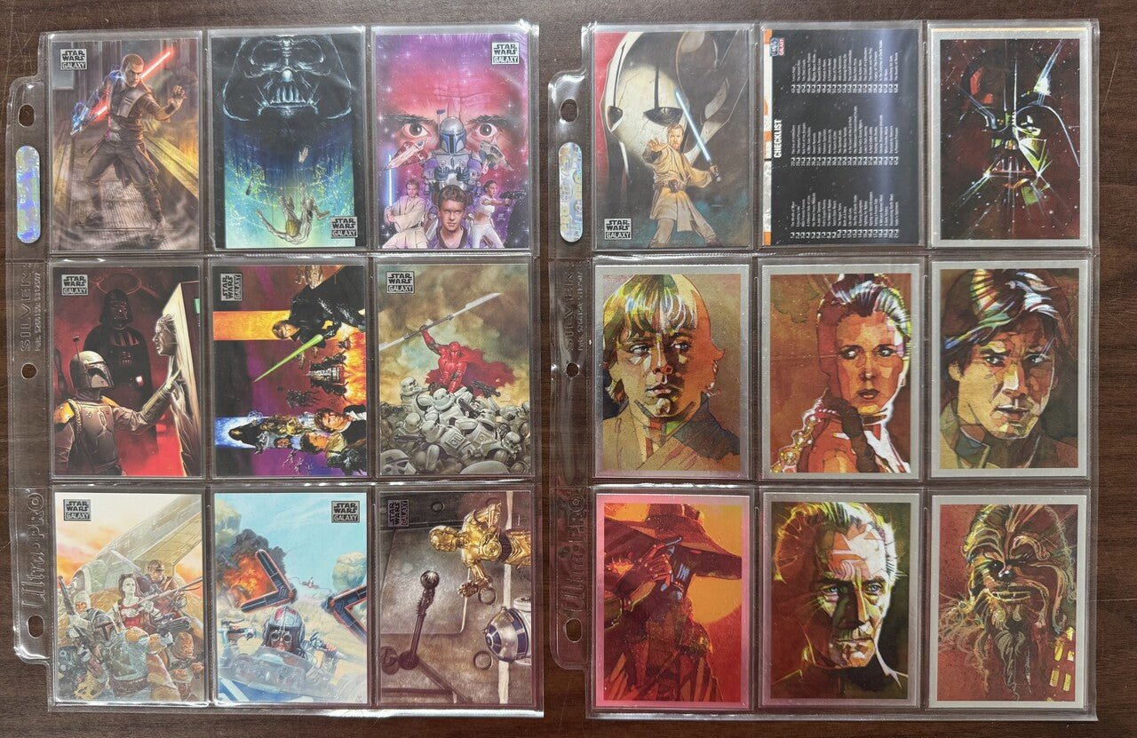 2012 Topps Star Wars Galaxy Series 7 Complete Set (110) W/ Foils