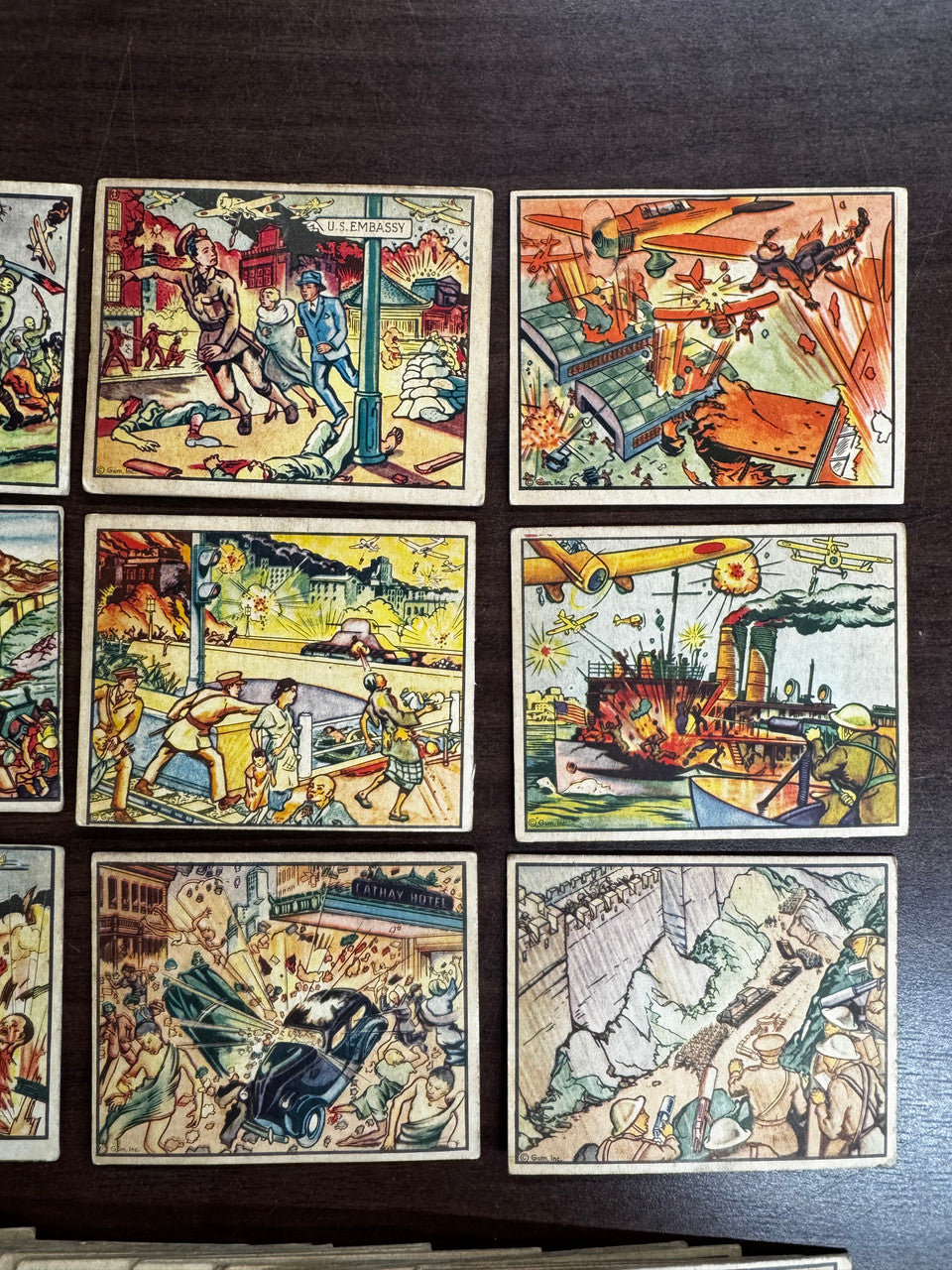 1938 Gum Inc Horrors Of War Partial Set of 78 Different VG-VG/EX