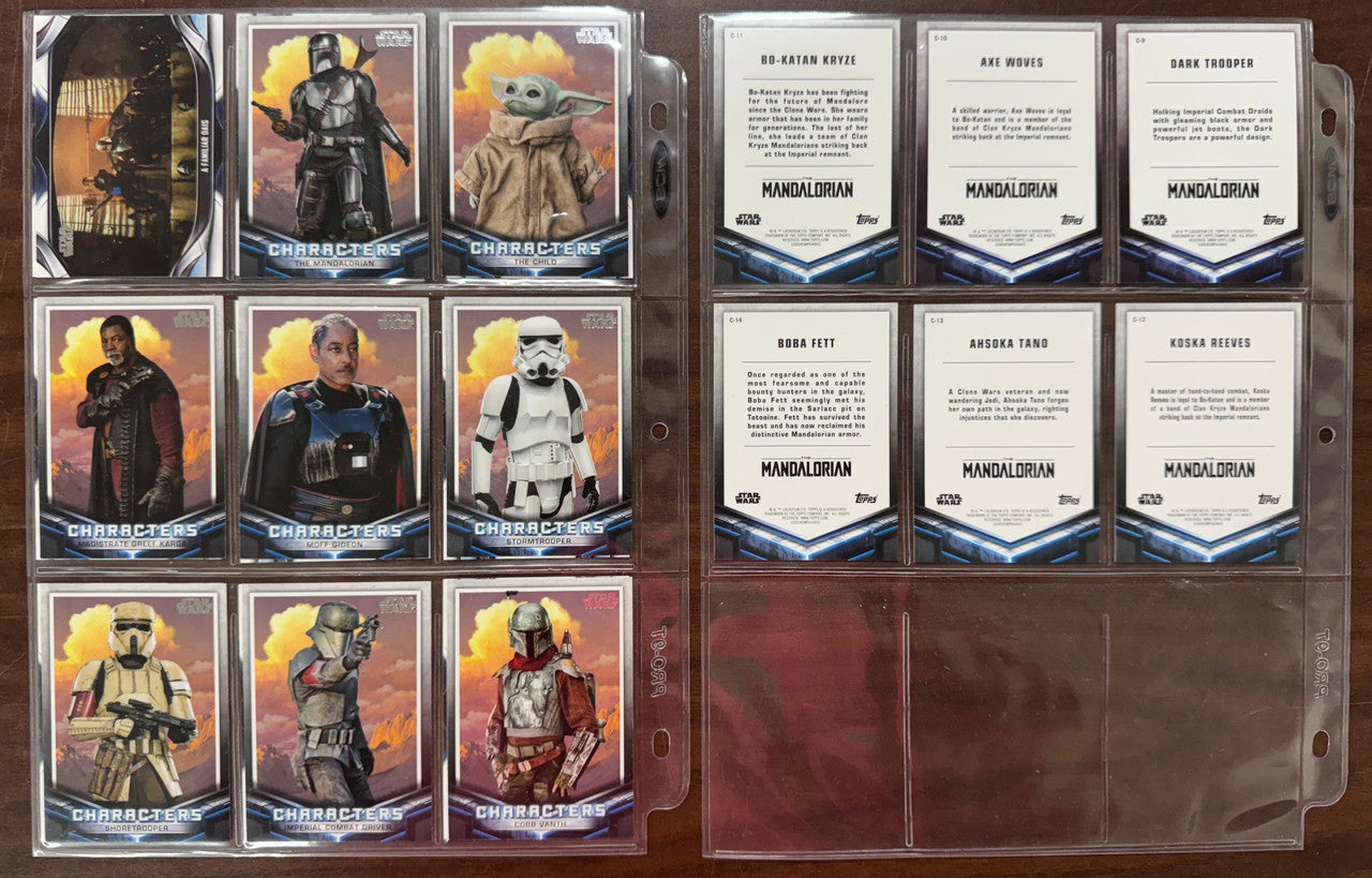 2021 Topps Star Wars The Mandalorian Season 2 Complete Set (100) W/ Inserts