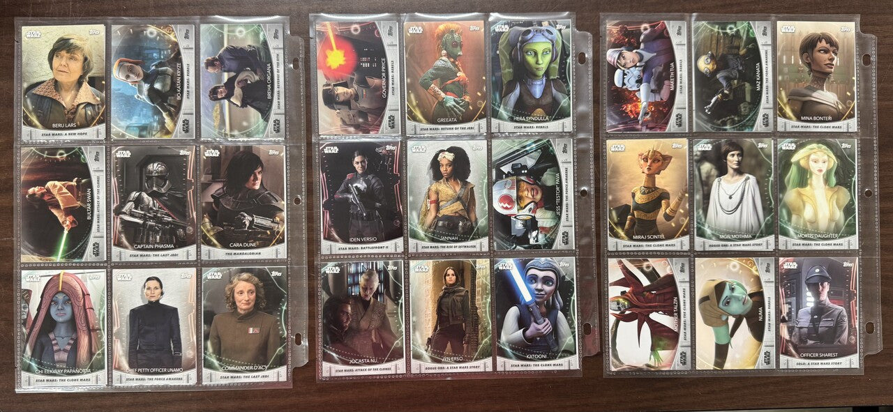 2020 Topps The Women of Star Wars Complete Set (100)