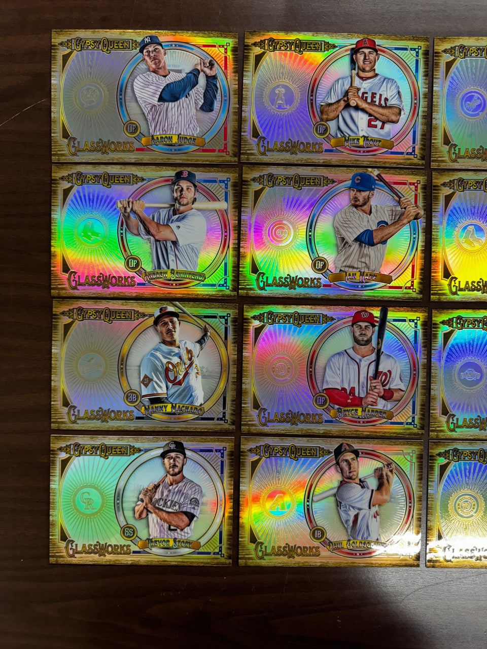 2018 Topps Gypsy Queen GlassWorks Box Topper Near Complete Set 23/25 w/ Judge