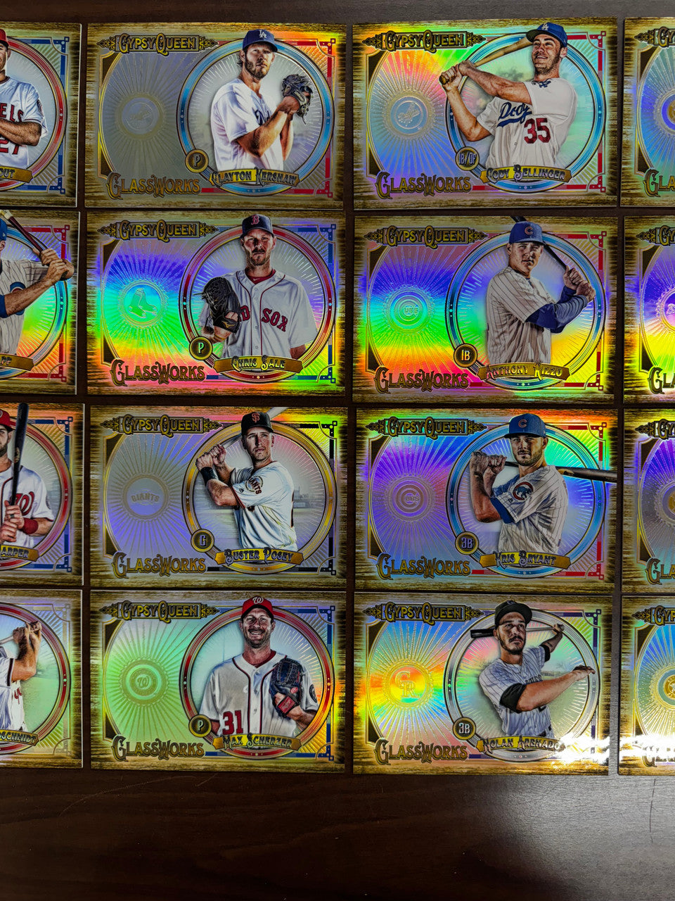 2018 Topps Gypsy Queen GlassWorks Box Topper Near Complete Set 23/25 w/ Judge