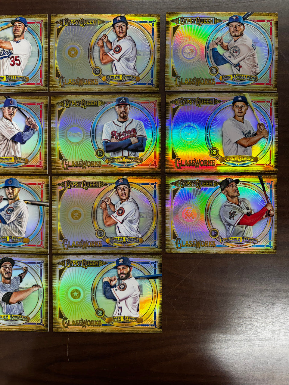 2018 Topps Gypsy Queen GlassWorks Box Topper Near Complete Set 23/25 w/ Judge