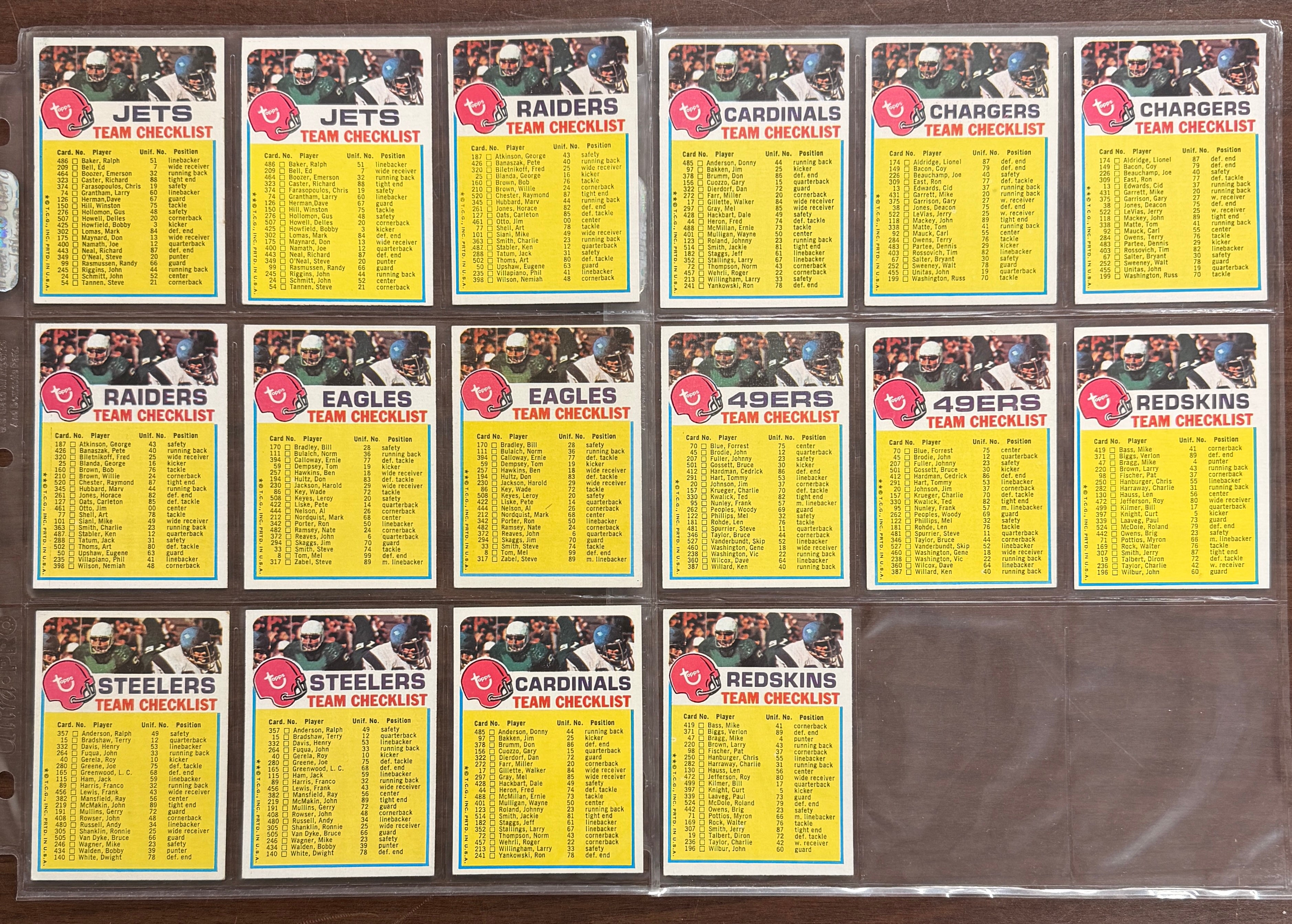 1973 Topps Football Complete Set (528) EX w/ Wax Wrapper & Team CL Variations
