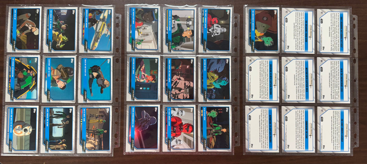 2019 Topps Star Wars Resistance Complete Set (100)