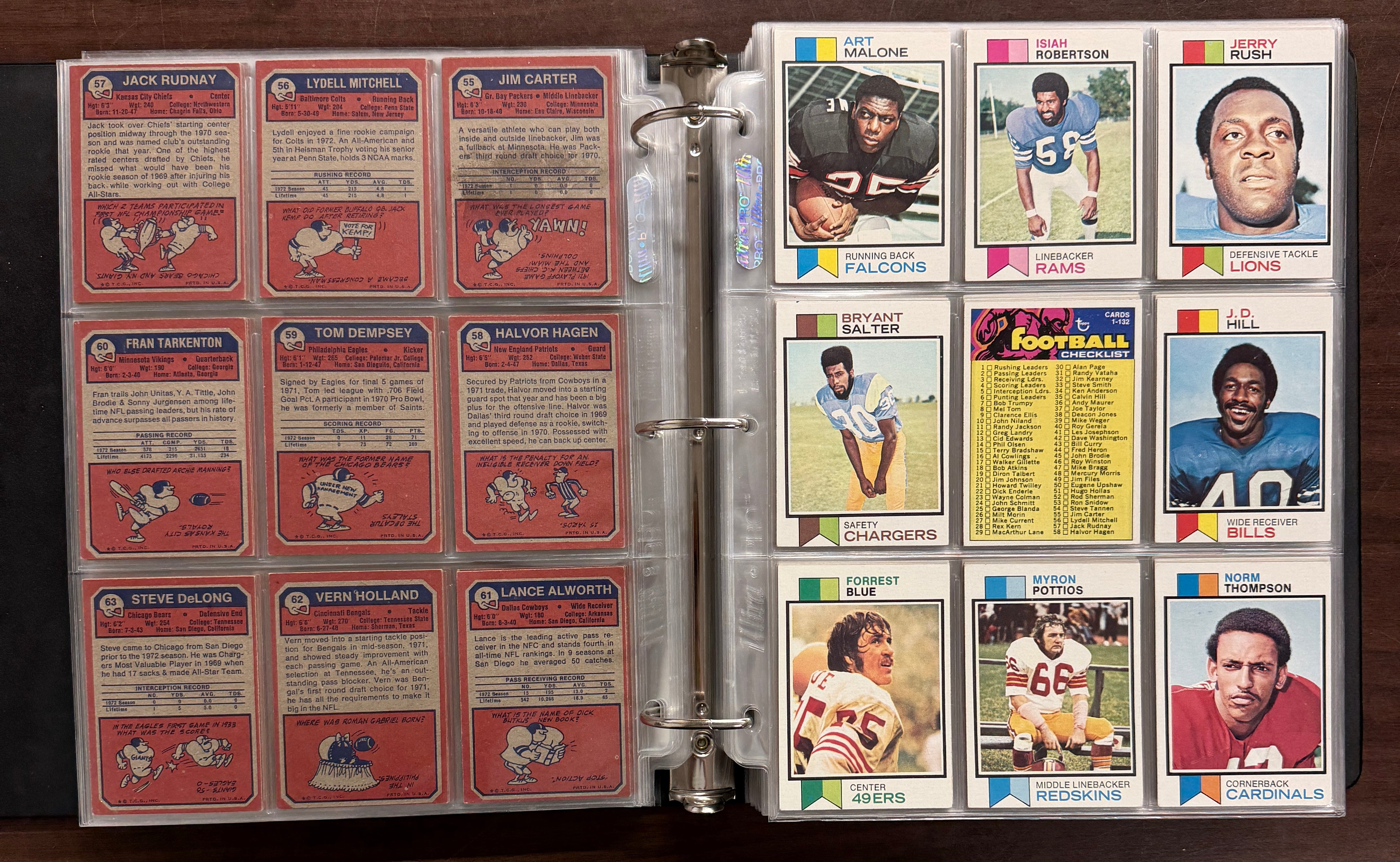 1973 Topps Football Complete Set (528) EX w/ Wax Wrapper & Team CL Variations