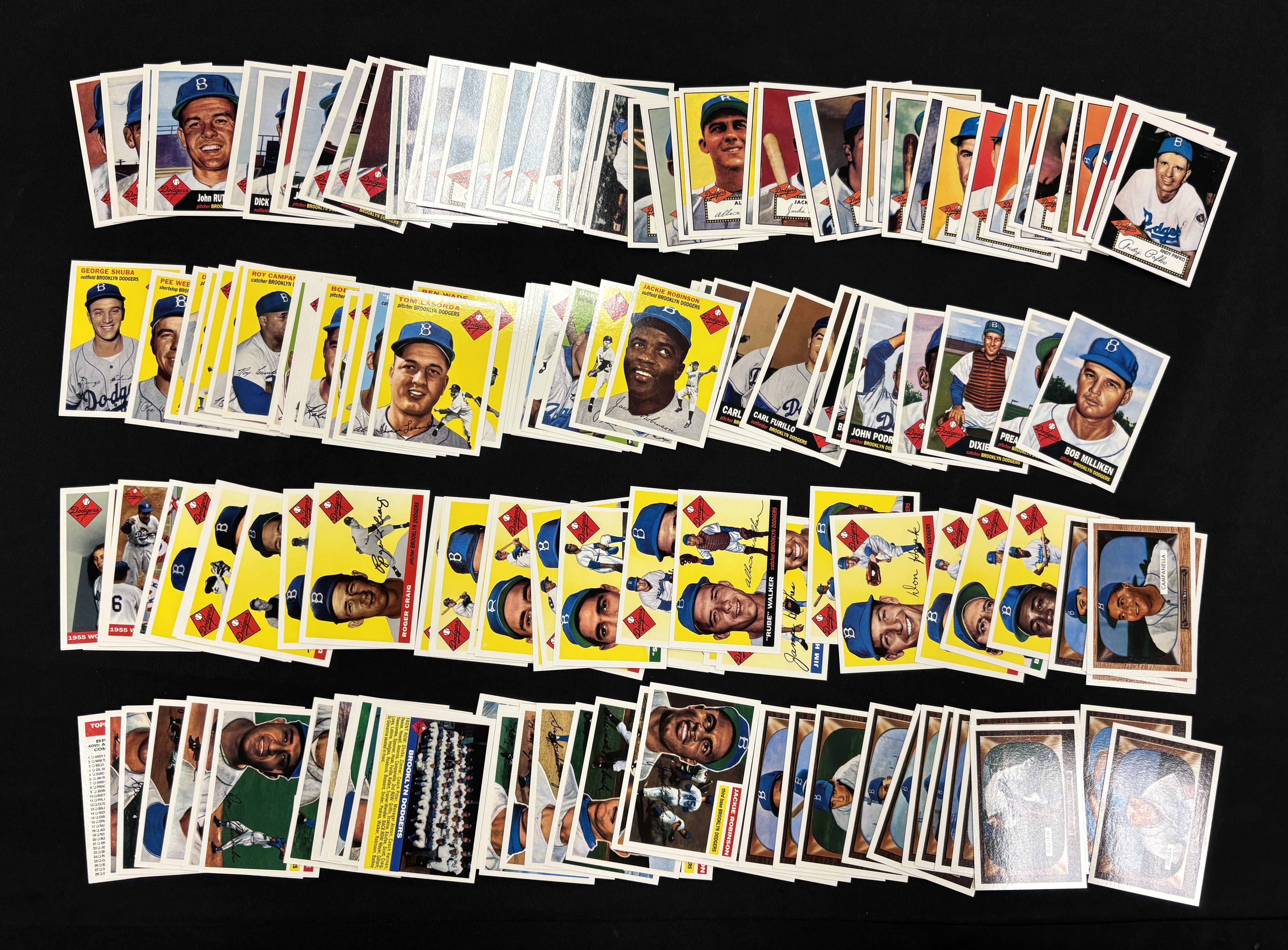 1995 Topps Archives Brooklyn Dodgers Complete Set (Set Of 165)