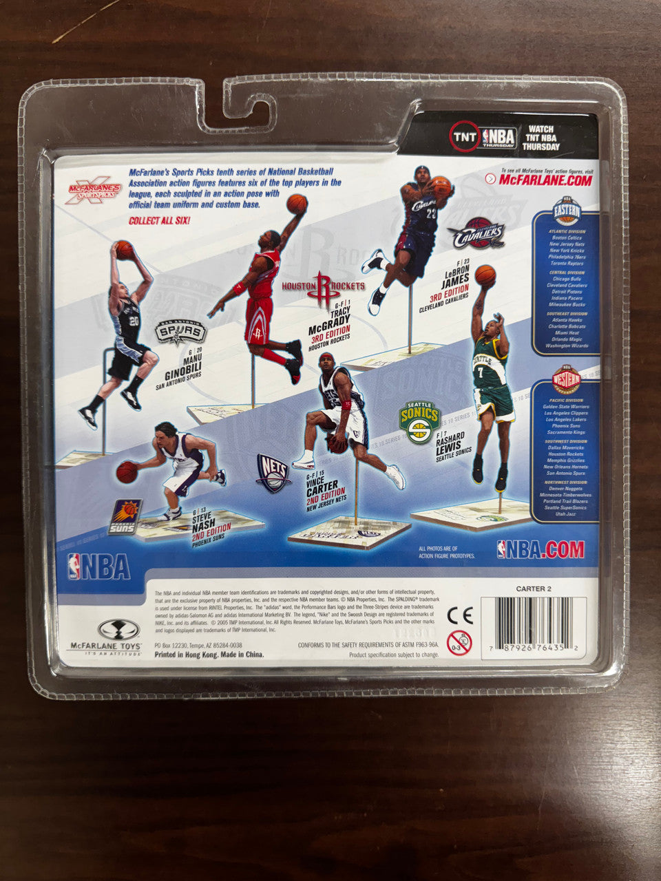 2005 McFarlane NBA Series 10 Vince Carter Figure New In Package