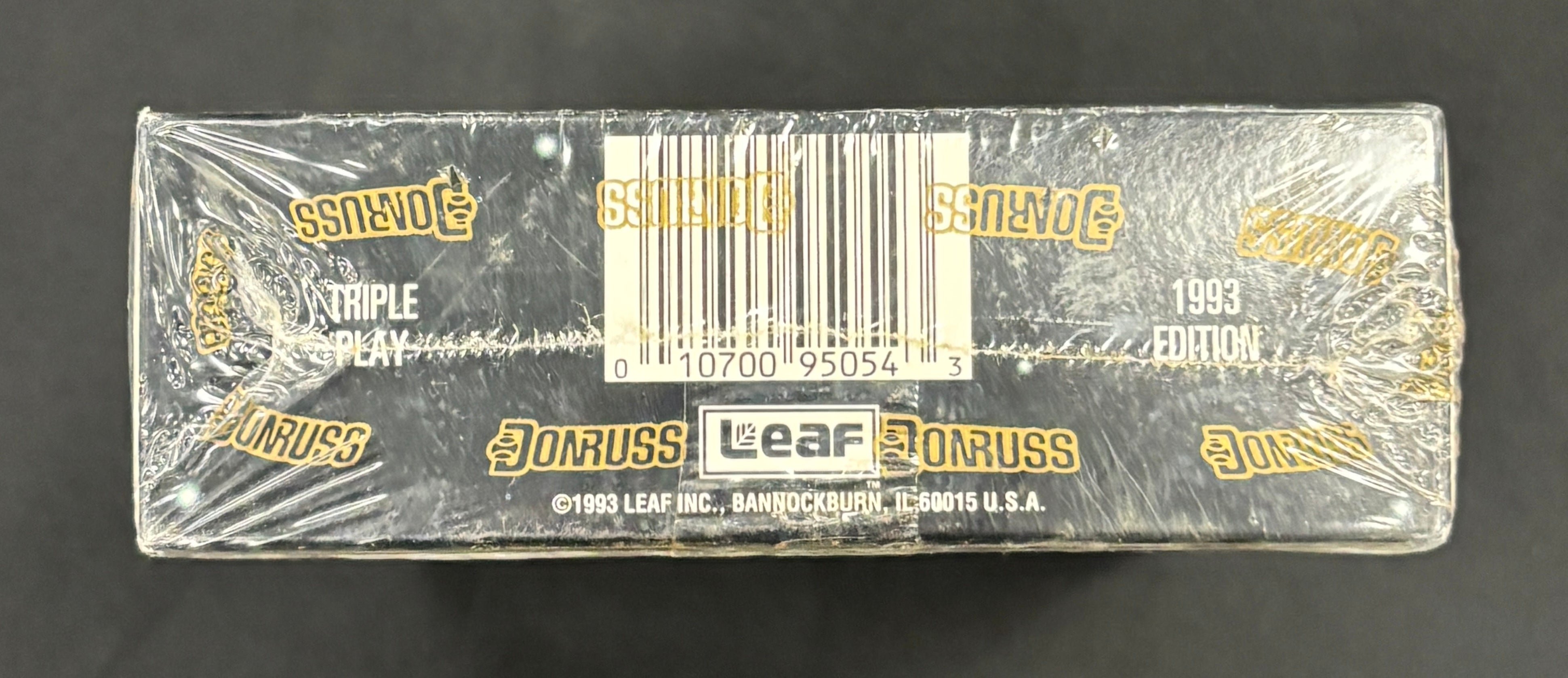 1993 Donruss Triple Play Baseball Factory Sealed Wax Box