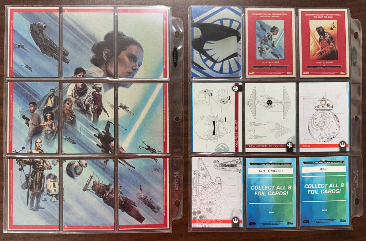 2019 Topps Journey to the Rise of Skywalker Complete Set (110) W/ Inserts