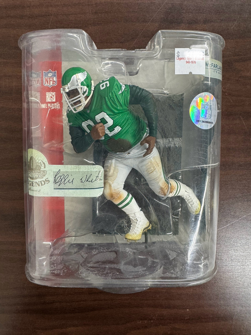 2007 McFarlane Legends Series 3 Reggie White Figure New In Package