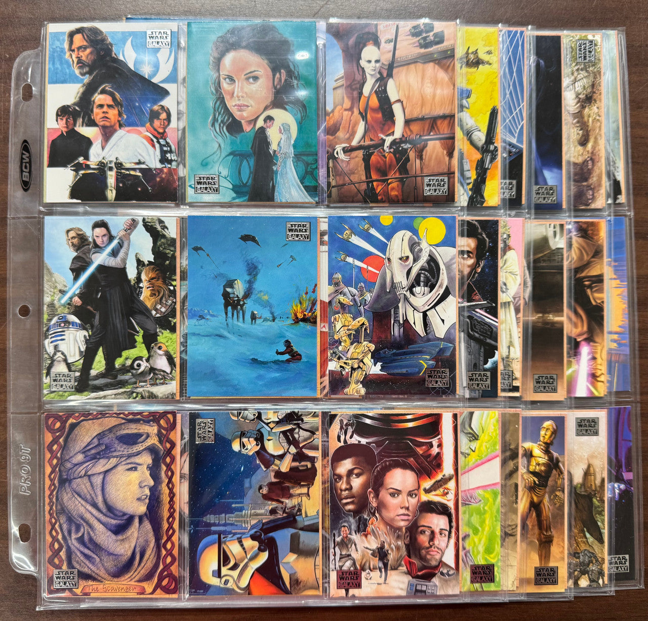 2018 Topps Star Wars Galaxy Series 8 Complete Set (100)