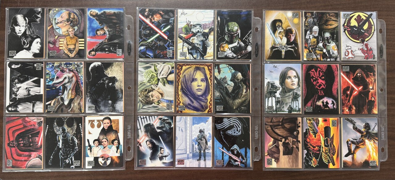 2018 Topps Star Wars Galaxy Series 8 Complete Set (100)