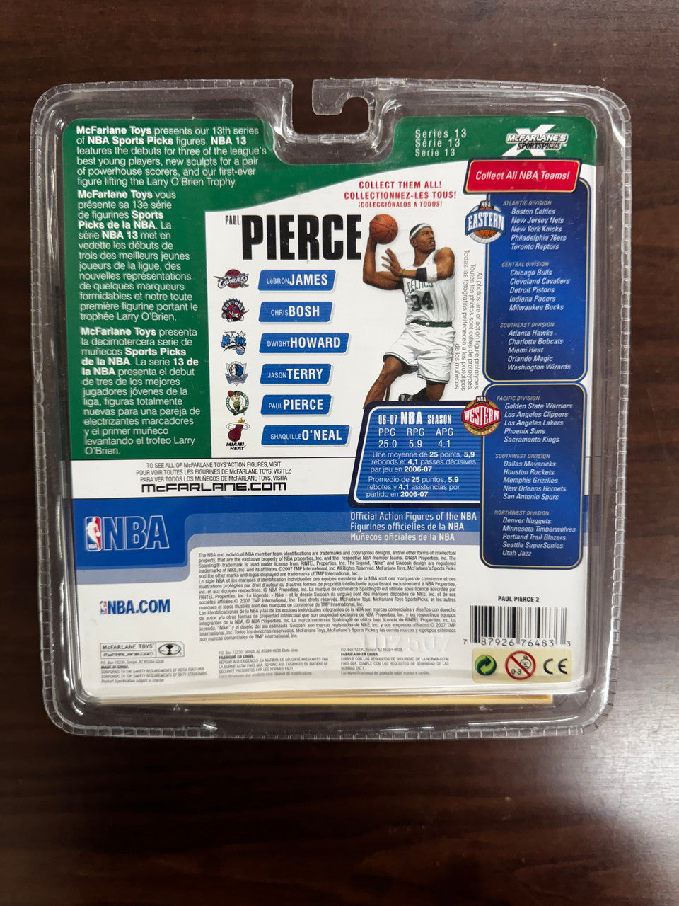 2007 McFarlane NBA Series 13 Paul Pierce Figure New In Package