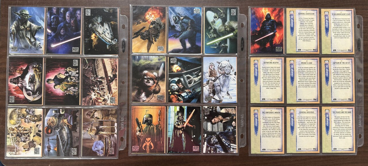 2018 Topps Star Wars Galaxy Series 8 Complete Set (100)