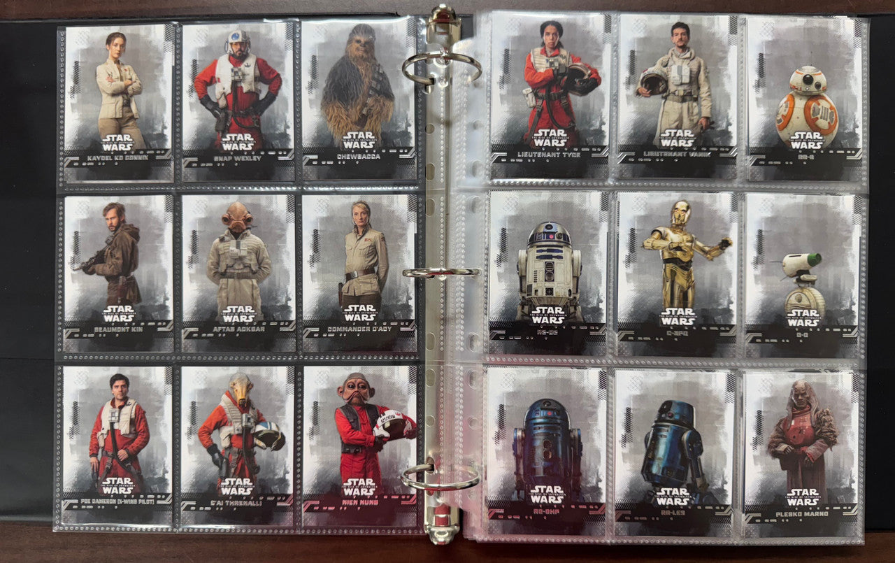 2019 Topps Star Wars Rise of Skywalker Series 1-2 Complete Sets (199)