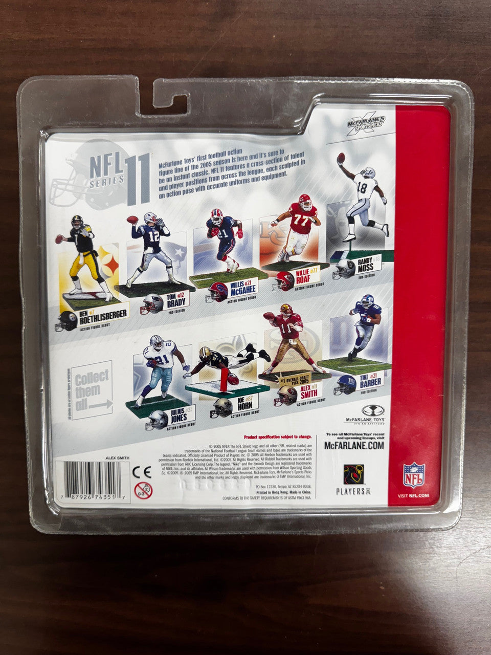2005 McFarlane NFL Series 11 Alex Smith Figure New In Box