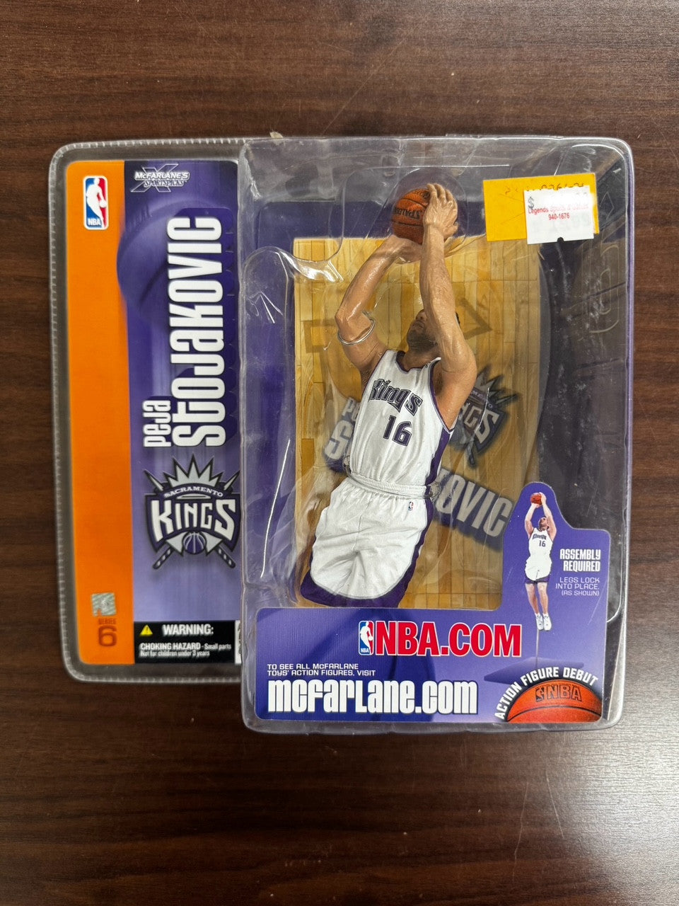 2004 McFarlane NBA Series 6 Peja Stojakovic Figure New In Package