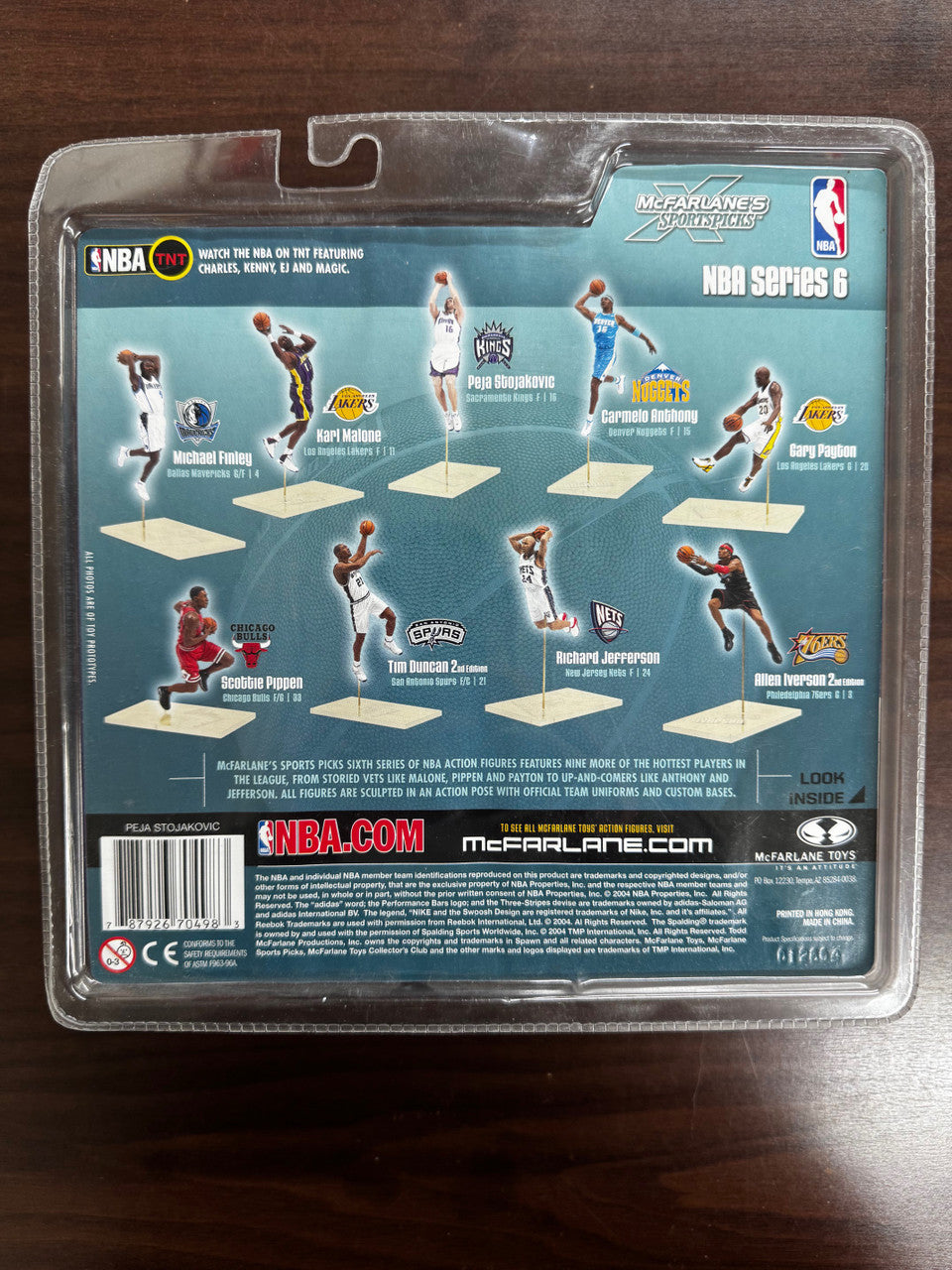 2004 McFarlane NBA Series 6 Peja Stojakovic Figure New In Package