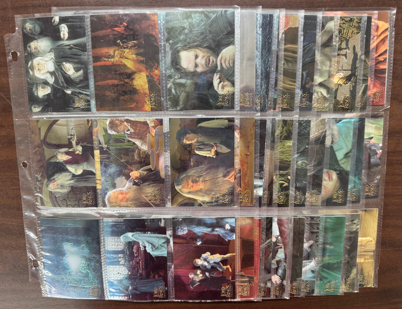 2004 Topps Chrome Lord of the Rings Trilogy Complete Set (100)