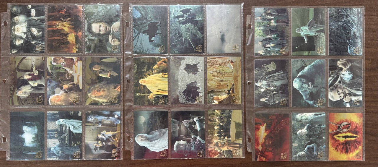 2004 Topps Chrome Lord of the Rings Trilogy Complete Set (100)