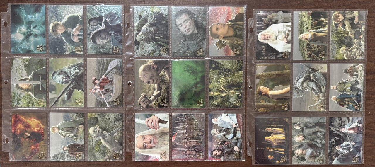 2004 Topps Chrome Lord of the Rings Trilogy Complete Set (100)