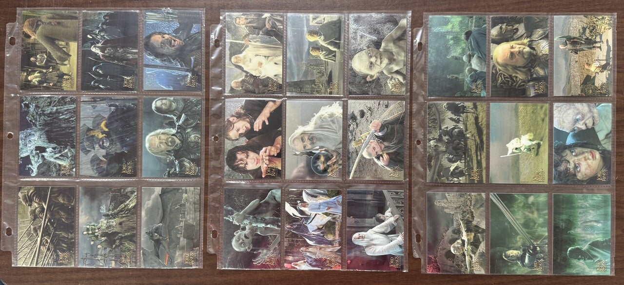 2004 Topps Chrome Lord of the Rings Trilogy Complete Set (100)