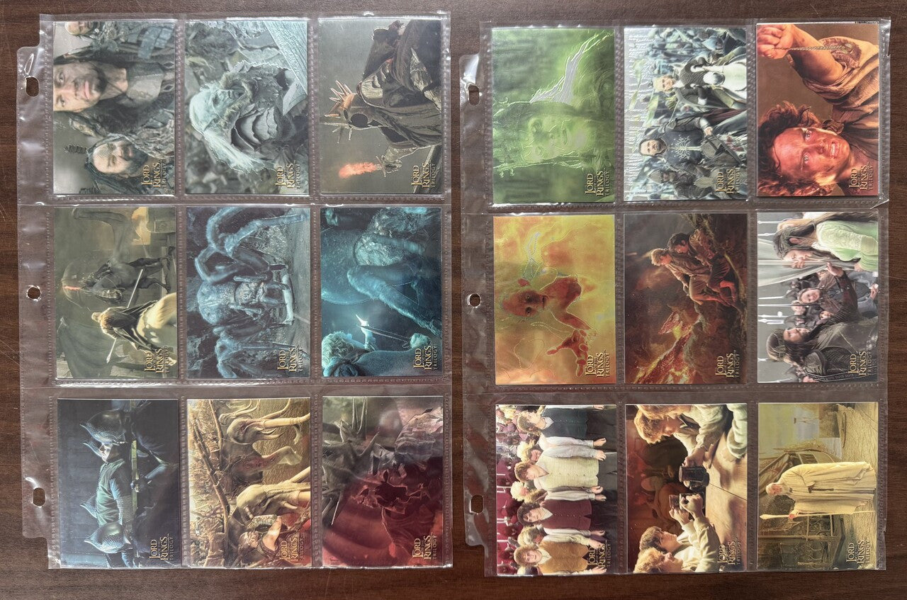 2004 Topps Chrome Lord of the Rings Trilogy Complete Set (100)