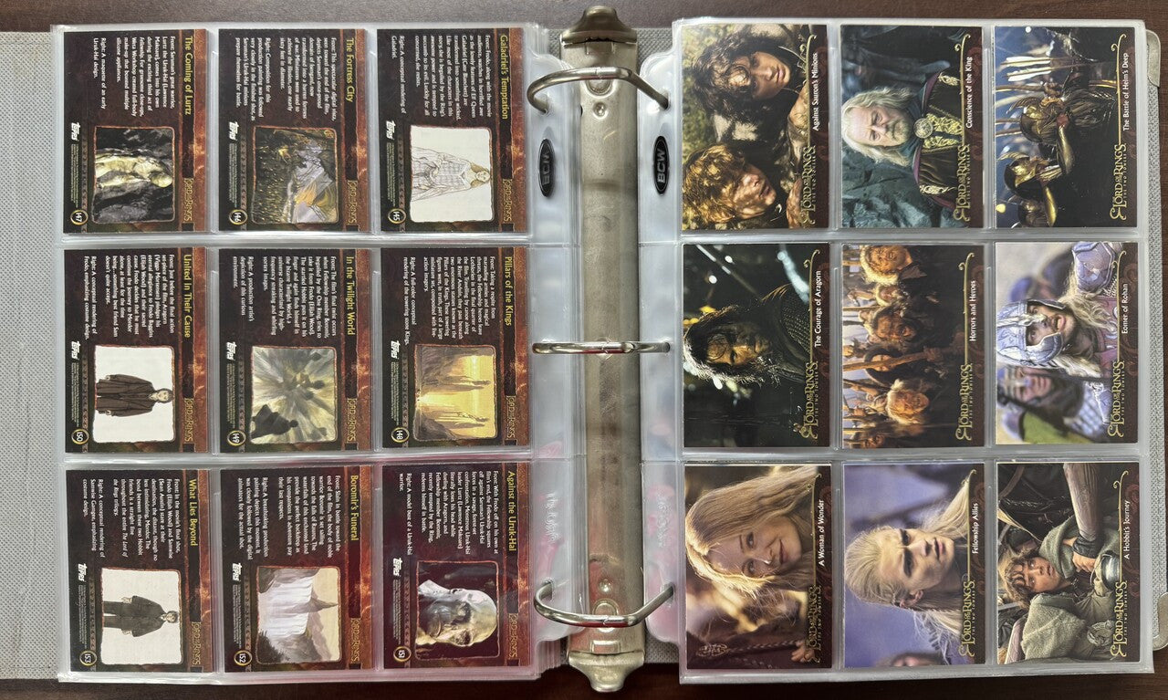 2001/03 Topps Lord of the Rings Trilogy Collector's Edition Complete Sets (486)