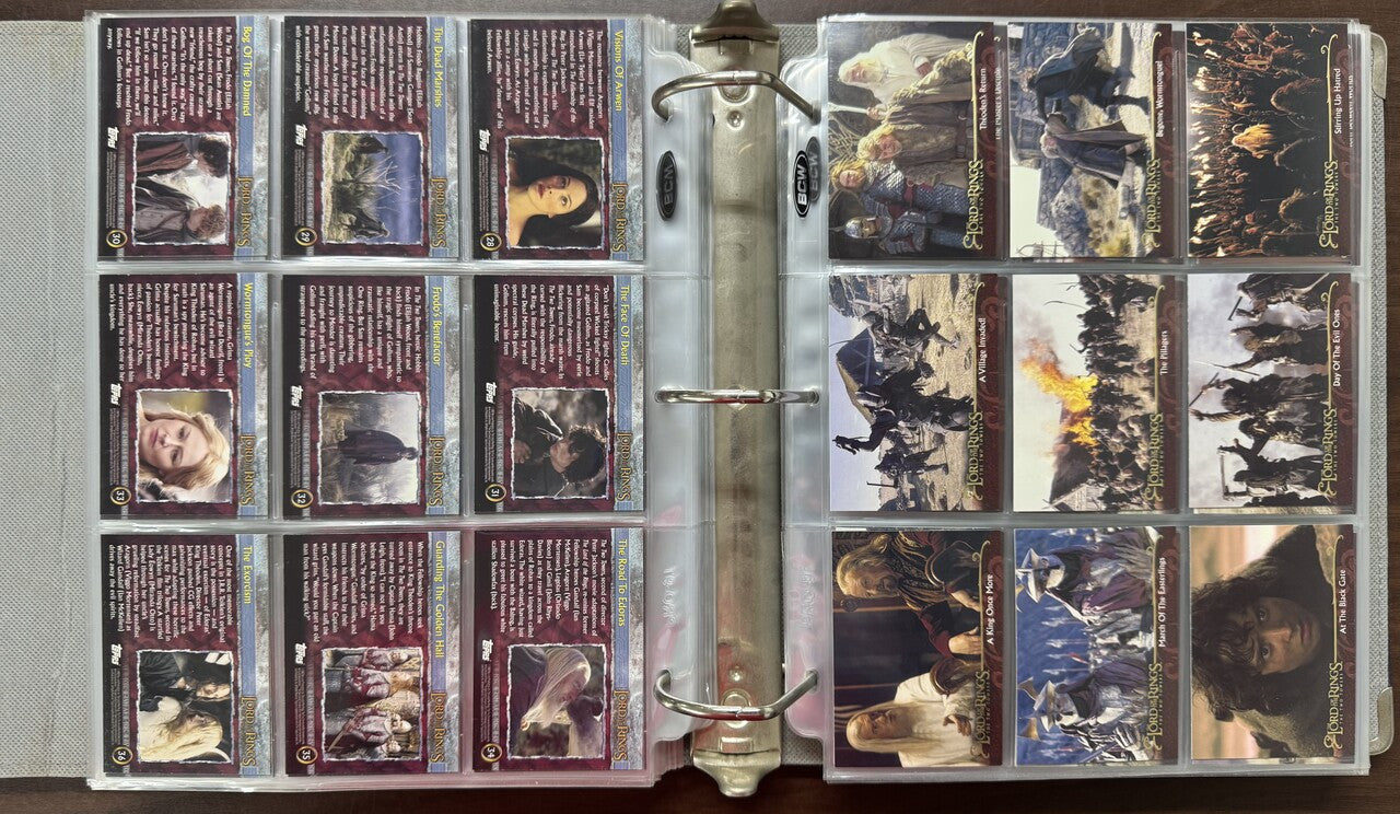 2001/03 Topps Lord of the Rings Trilogy Collector's Edition Complete Sets (486)