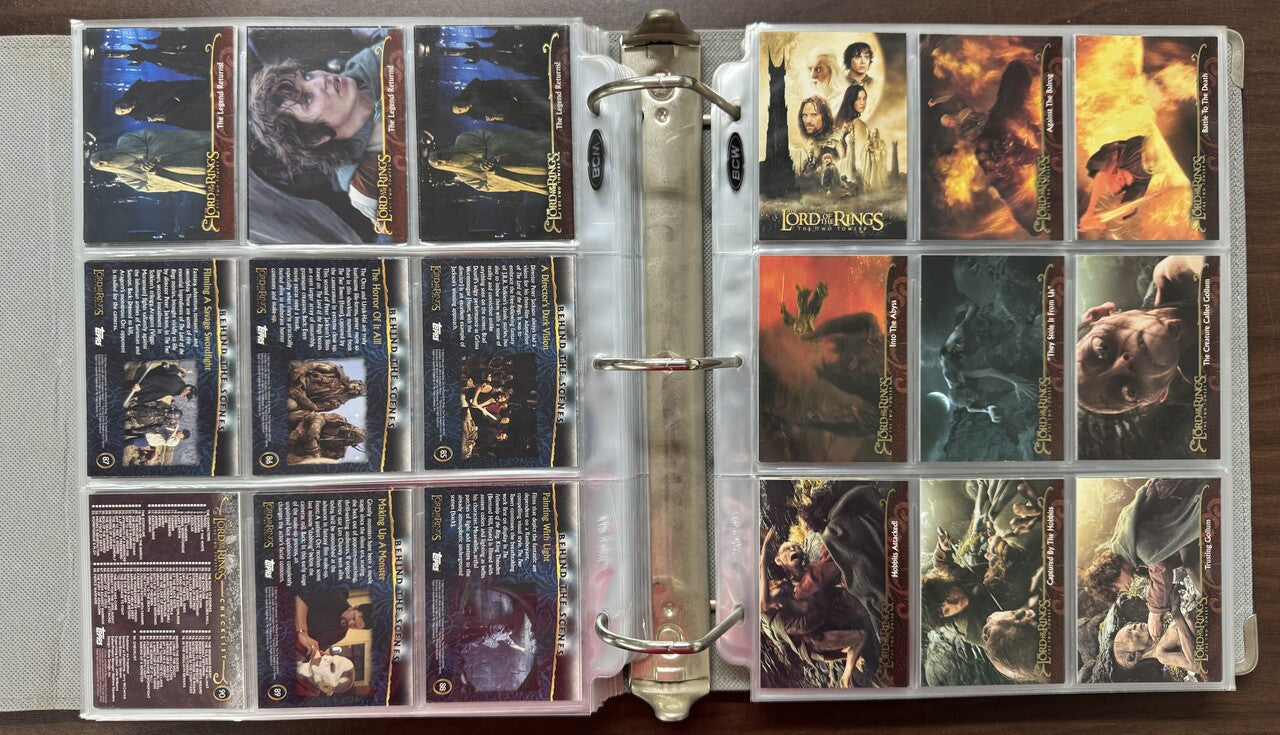 2001/03 Topps Lord of the Rings Trilogy Collector's Edition Complete Sets (486)