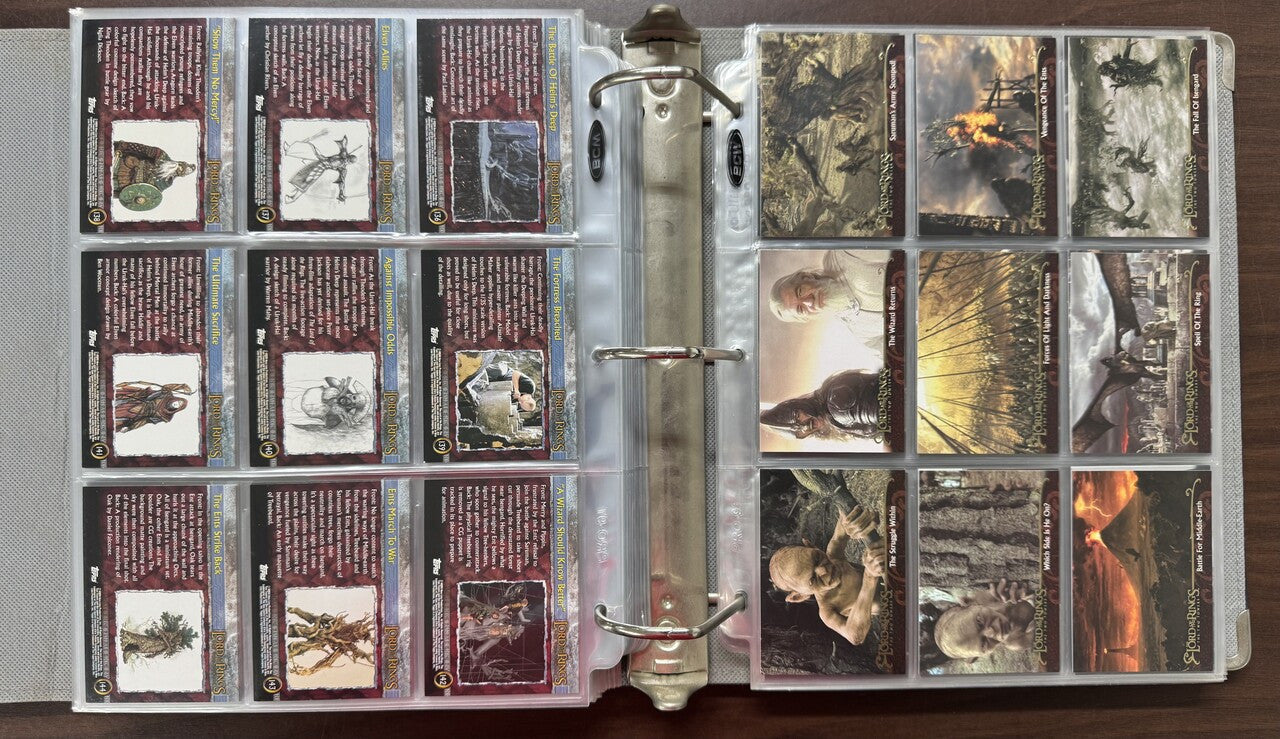 2001/03 Topps Lord of the Rings Trilogy Collector's Edition Complete Sets (486)