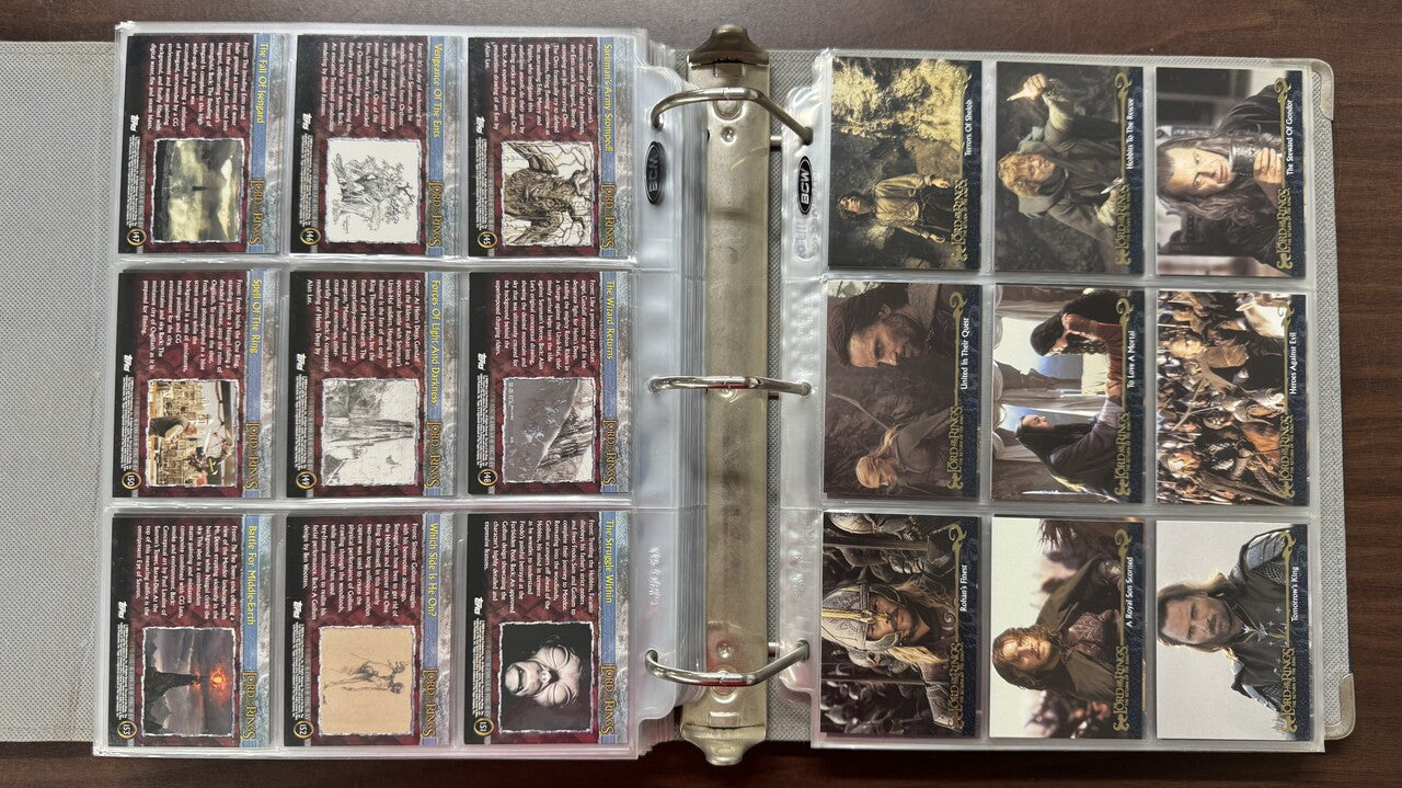 2001/03 Topps Lord of the Rings Trilogy Collector's Edition Complete Sets (486)