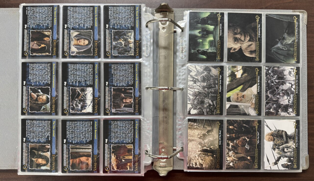 2001/03 Topps Lord of the Rings Trilogy Collector's Edition Complete Sets (486)
