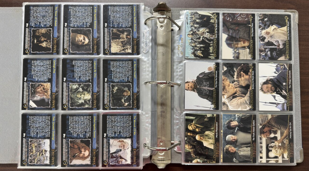 2001/03 Topps Lord of the Rings Trilogy Collector's Edition Complete Sets (486)