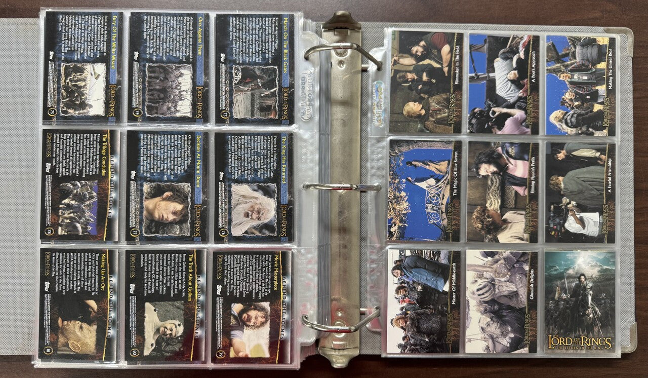 2001/03 Topps Lord of the Rings Trilogy Collector's Edition Complete Sets (486)