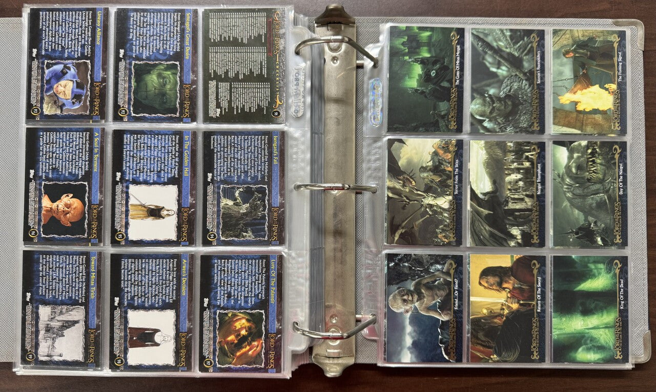 2001/03 Topps Lord of the Rings Trilogy Collector's Edition Complete Sets (486)