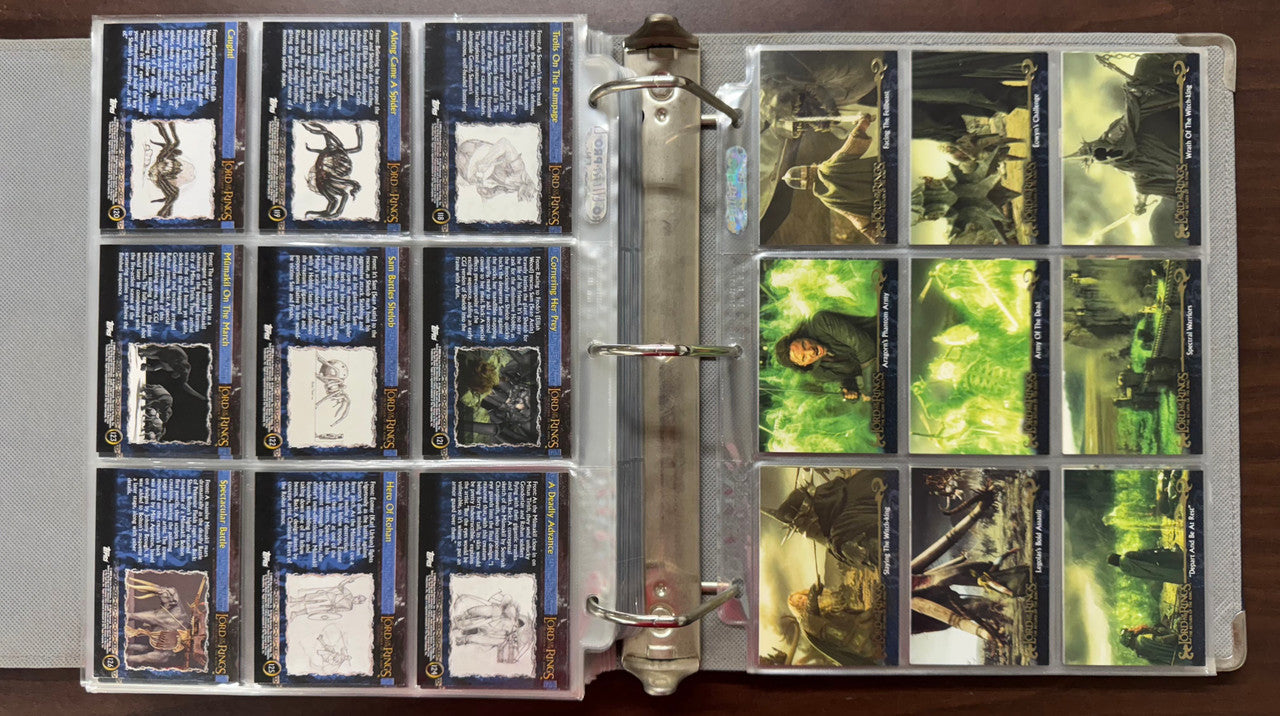 2001/03 Topps Lord of the Rings Trilogy Collector's Edition Complete Sets (486)
