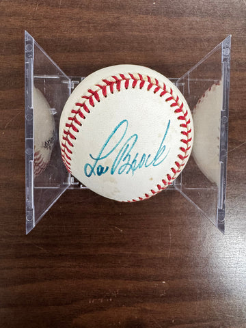 Lou Brock Signed Autographed Rawlings ONL Baseball JSA *260