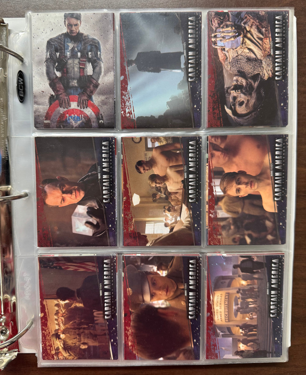 2011/16 Upper Deck Marvel Captain America Series 1-3 Complete Sets W/ Inserts