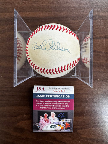 Bob Gibson Signed Autographed Rawlings ONL Baseball JSA *236