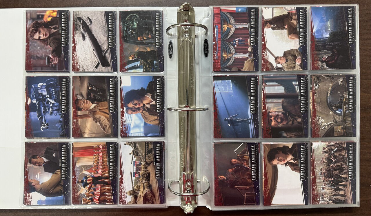 2011/16 Upper Deck Marvel Captain America Series 1-3 Complete Sets W/ Inserts