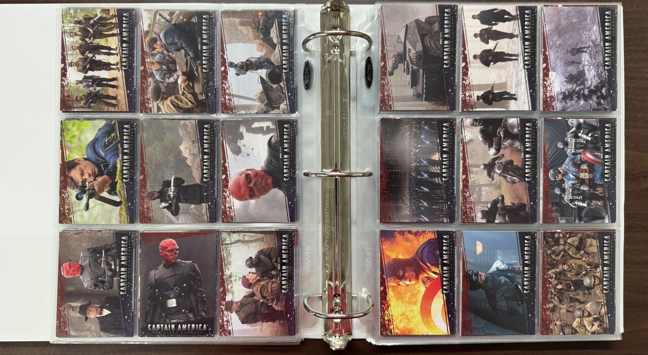 2011/16 Upper Deck Marvel Captain America Series 1-3 Complete Sets W/ Inserts