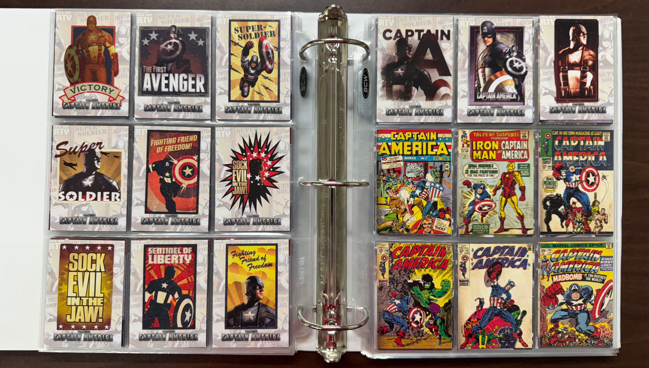 2011/16 Upper Deck Marvel Captain America Series 1-3 Complete Sets W/ Inserts