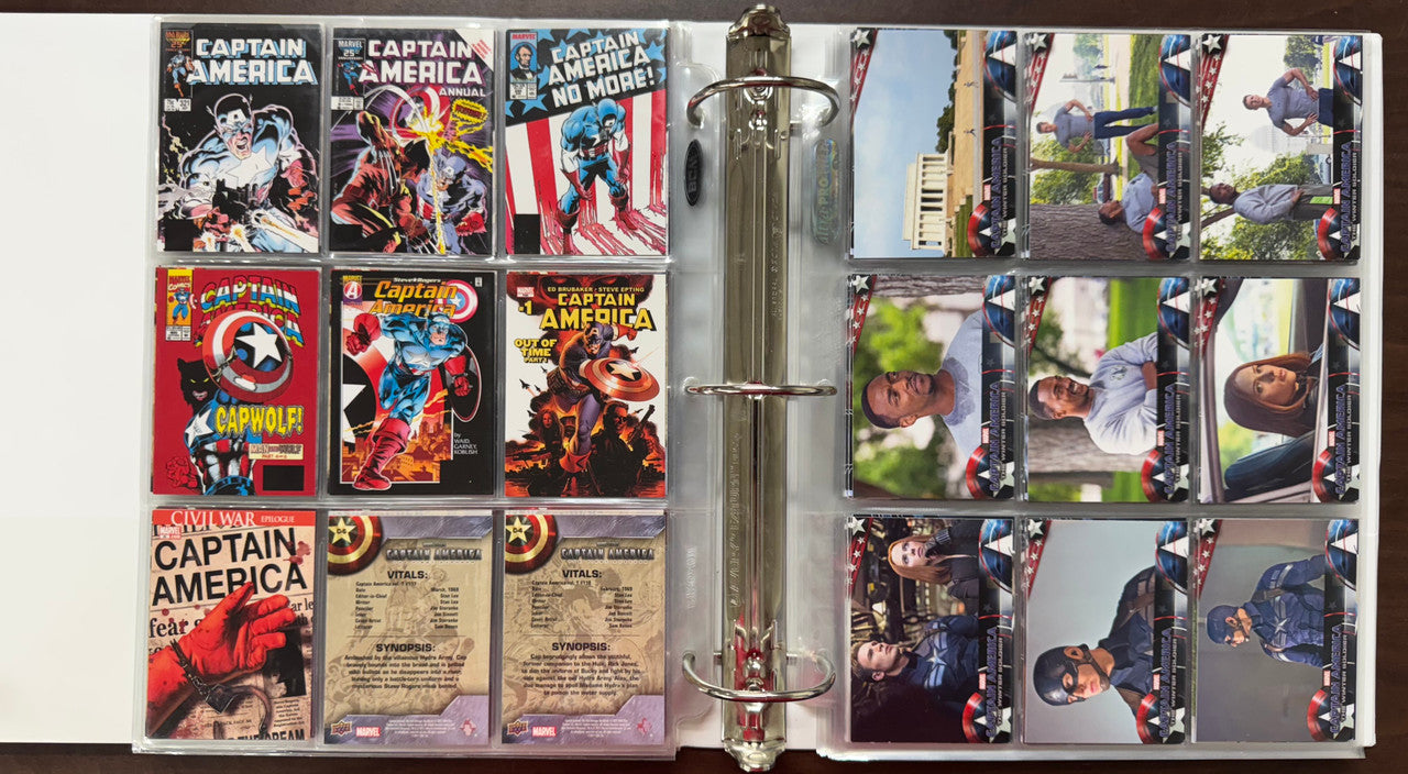 2011/16 Upper Deck Marvel Captain America Series 1-3 Complete Sets W/ Inserts