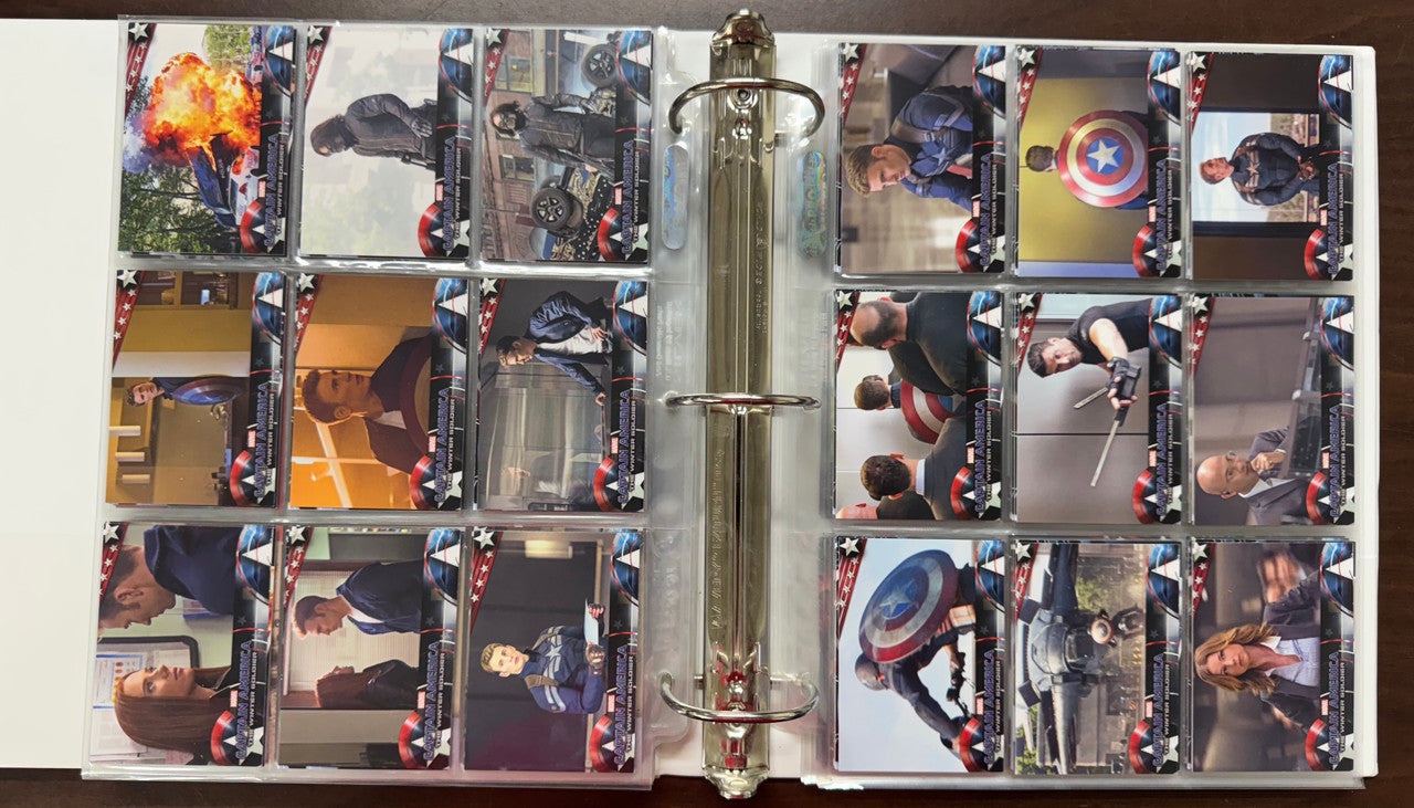 2011/16 Upper Deck Marvel Captain America Series 1-3 Complete Sets W/ Inserts