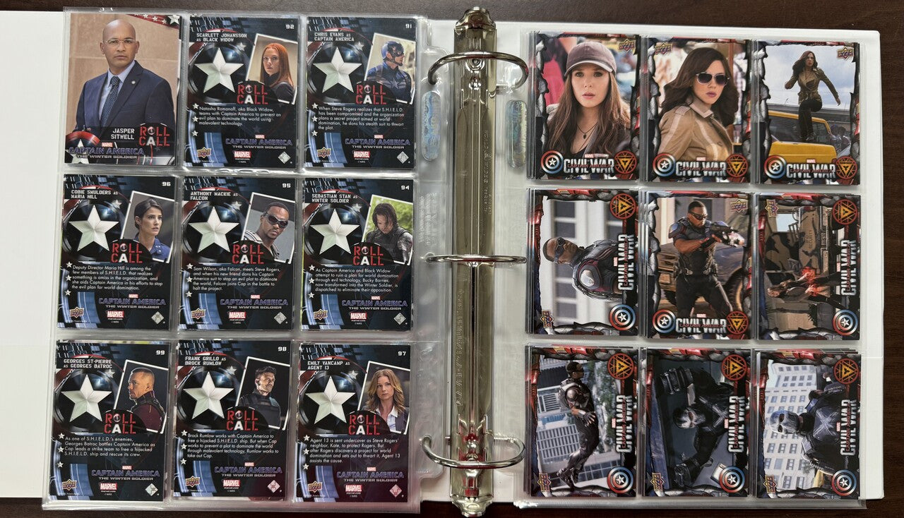 2011/16 Upper Deck Marvel Captain America Series 1-3 Complete Sets W/ Inserts